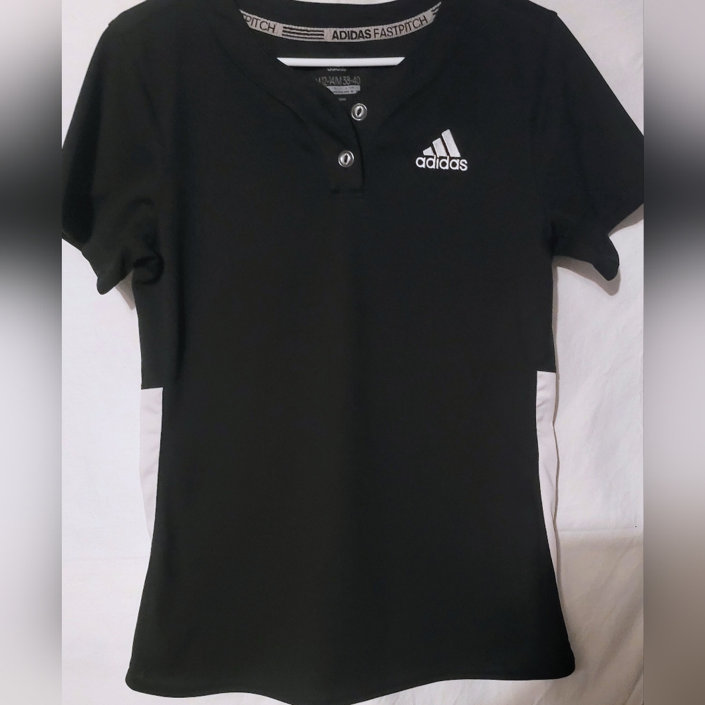 Adidas Women Black and White Fastpitch Jersey (126)